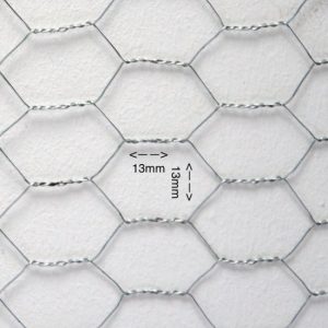 Šesťhranné pletivo pozinkované, výška 500 mm, oko 13 x 13 mm, 5/10/50 m
