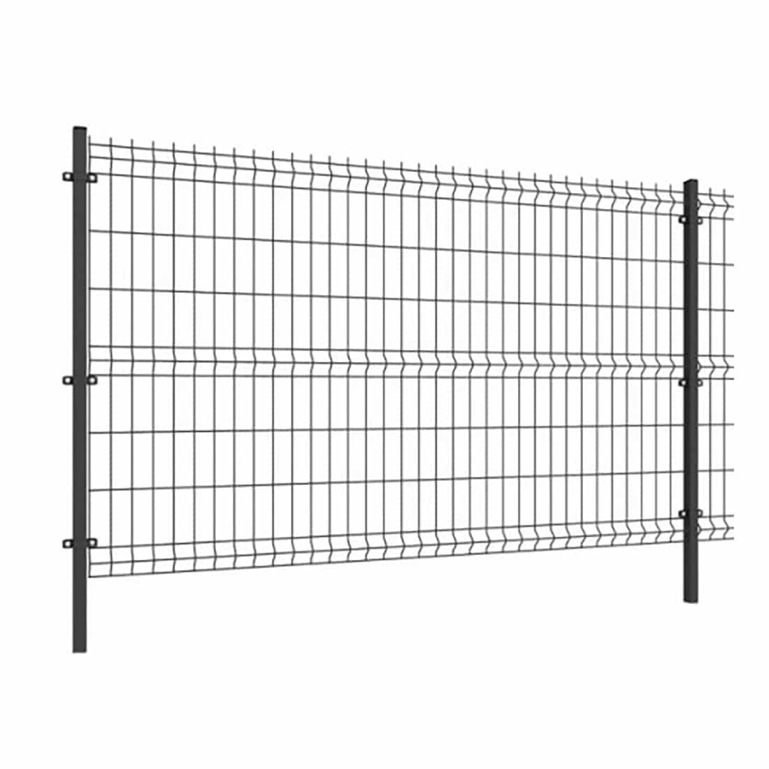 Plotový panel 3D strong, výška 1230 mm, oko 55 x 200 mm, antracit - Obrázek 4