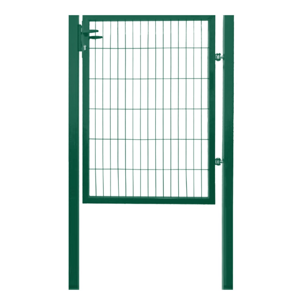 Brána jednokrídlová 1250 x 1000 mm, zváraná sieť, zelená