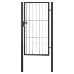 Brána jednokrídlová 1800 x 1000 mm, zváraná sieť, antracit