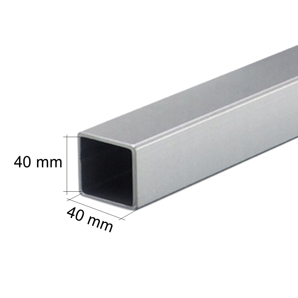 Joklový profil 40x40x1,2 mm, dĺžka 6000 mm, pozinkovaný