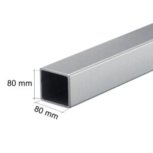 Joklový profil 80x80x2,0 mm, dĺžka 3000 mm, pozinkovaný