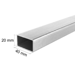 Joklový profil 40x20x1,2 mm, dĺžka 6000 mm, pozinkovaný
